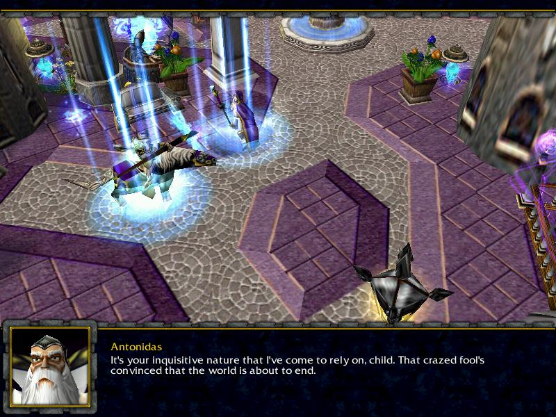 Antonidas and Jaina Proudmoore discuss matters in Dalaran City. Notice the new terrain and units. Credits goes to Heinvers for the terrain and Forsake