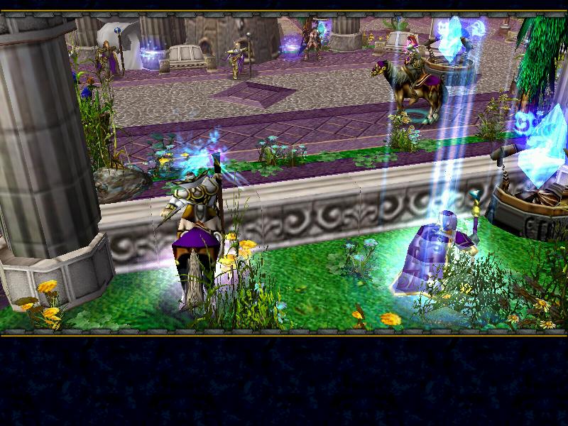 Antonidas and Jaina Proudmoore discuss matters in Dalaran City. Notice the new terrain and units. Credits goes to Heinvers for the terrain and Forsake