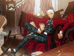 Archer in his first appearance in Fate/Stay Night