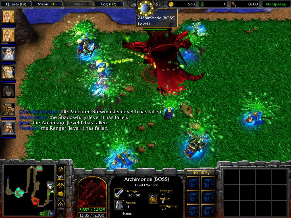 Archimonde testing