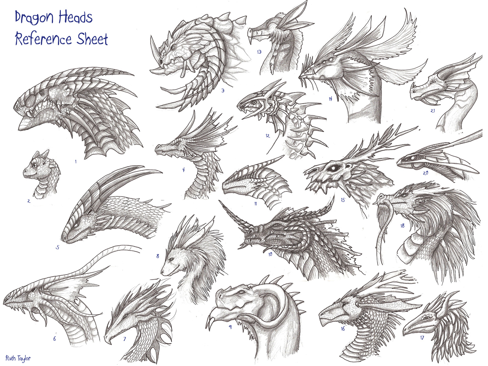 Archir Dragon Heads (reference)