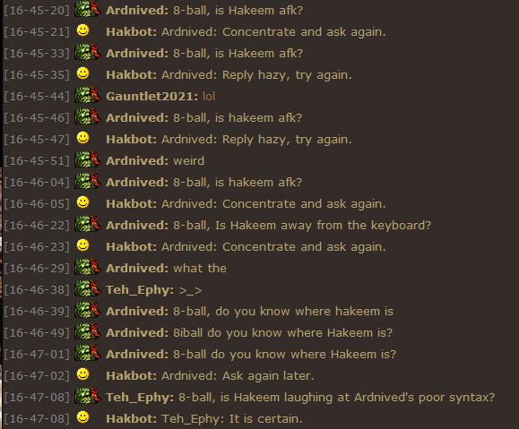 Ardnived being shunned by the Hakbot.