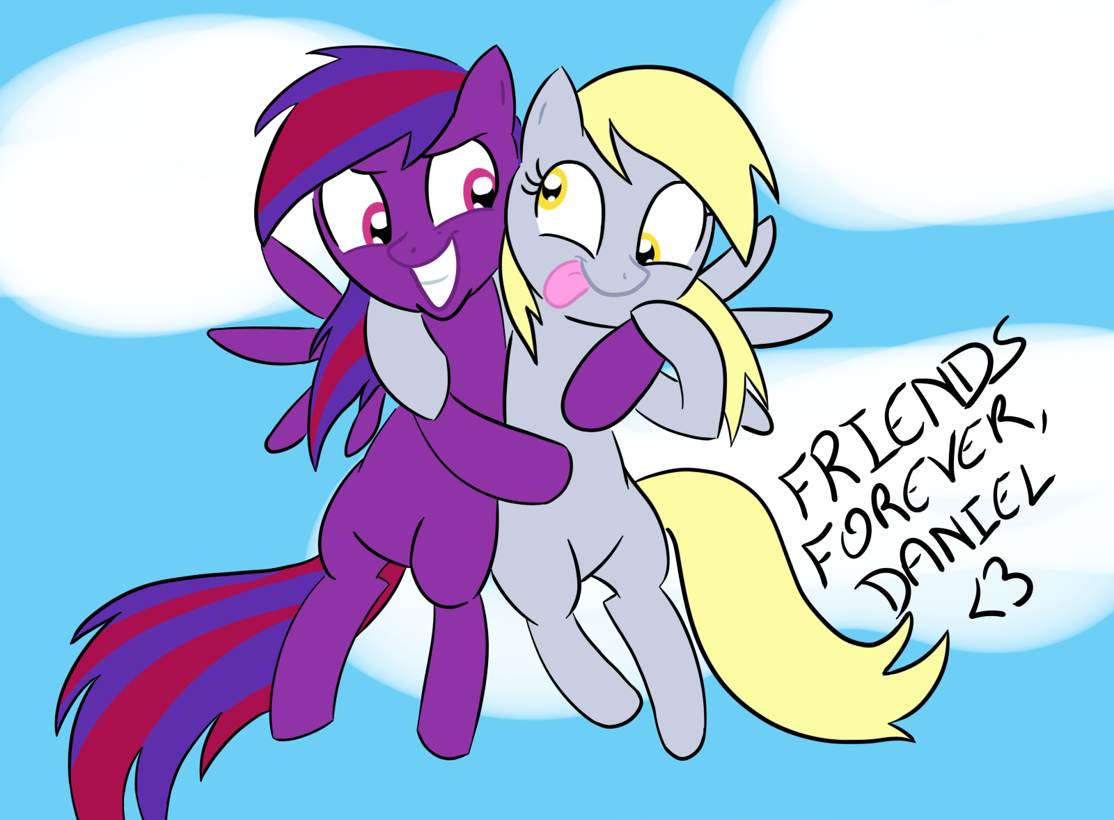 Art made for my friend on his B-day with me!