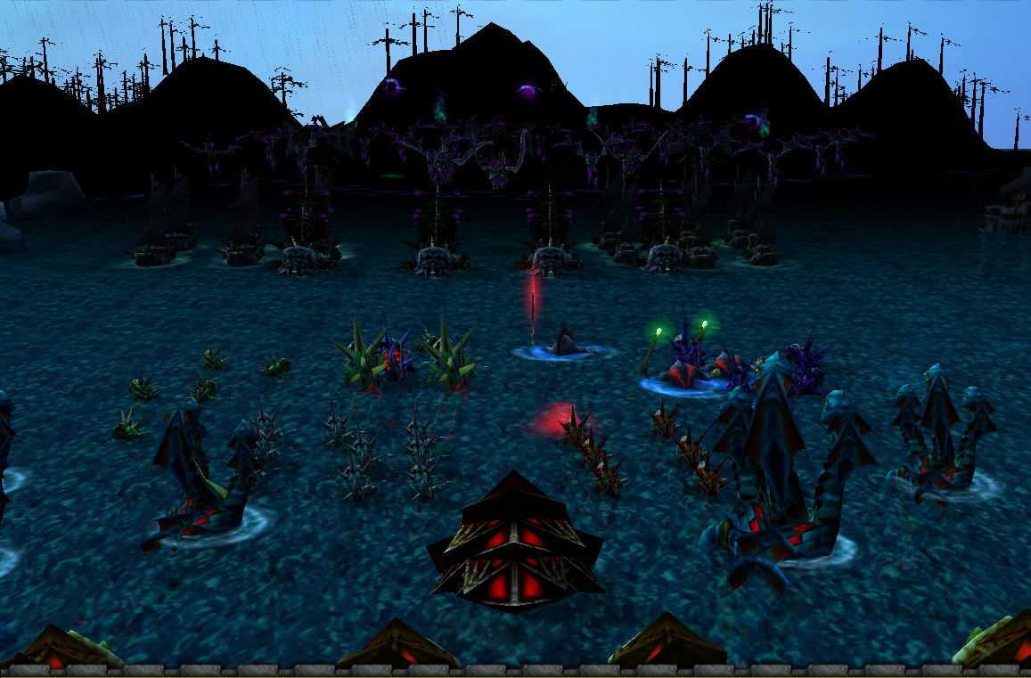 As soon as Sea Legion heard that their allies are attacking Scourge they joined (Well scourge also was a problem...). AS you sea army has already enco
