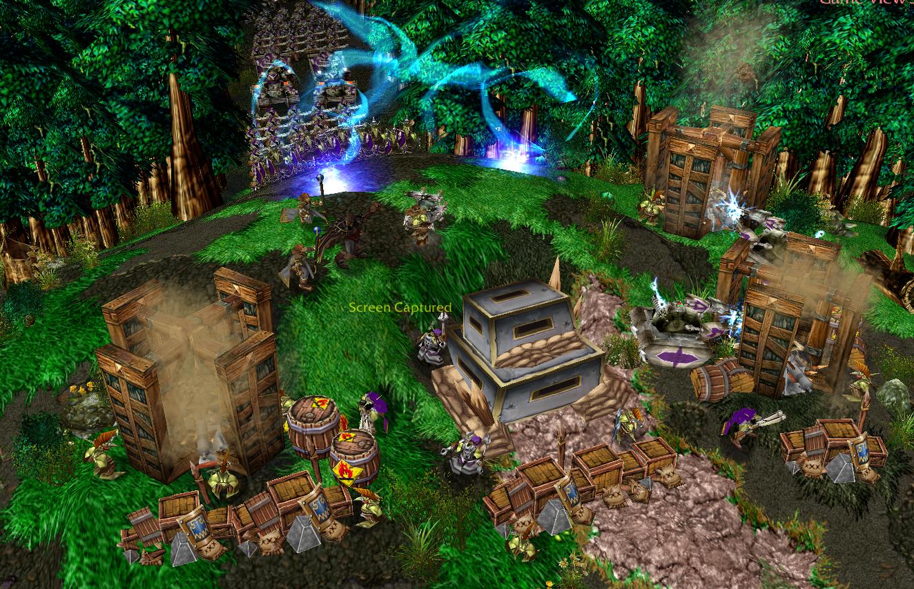 As we have decided to go to the citadel of our ally SW2, he sent us a mage, who is going to open a portal, that will let our forces through. 
A hill