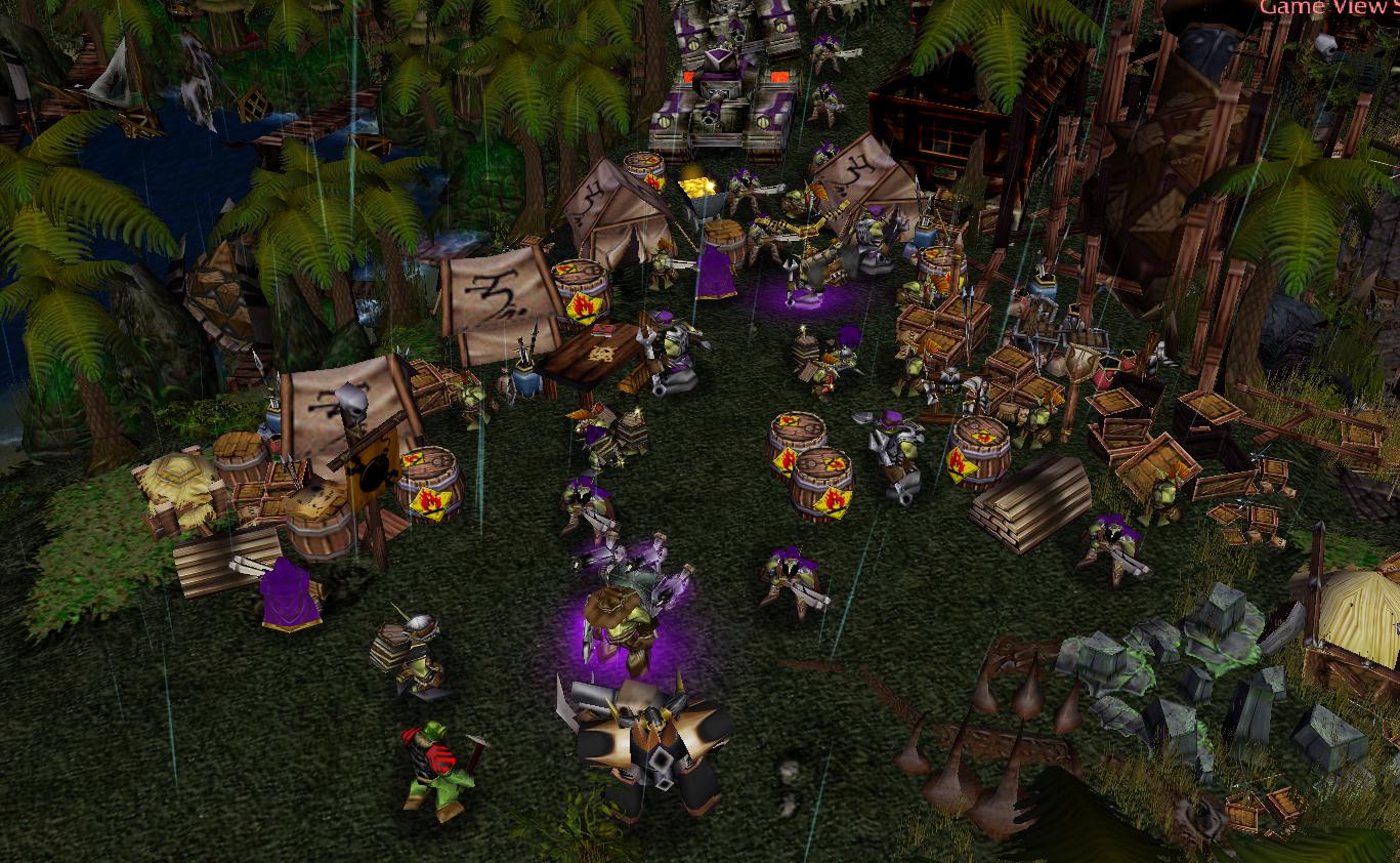 As we started building our encampment, 3 figures appeared...

Guard: Halt! Who goes there?
Scientist: Oh thank God! A goblin force! 
Stez: Stand d