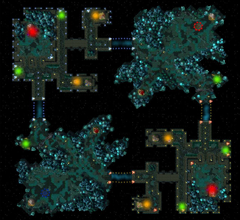 Astral sea: just a simple 1v1 melee map