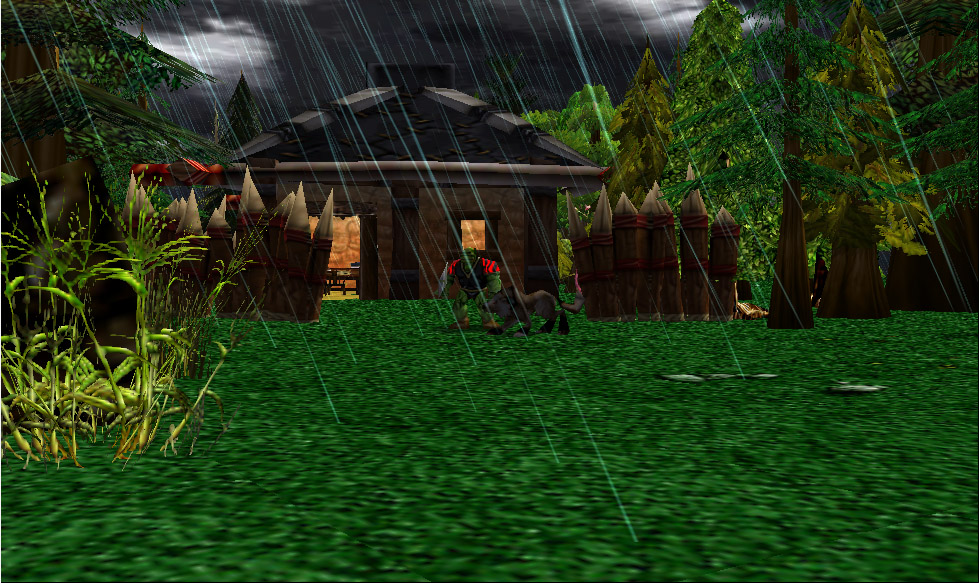 at 12:00 am in the ashenvale forest,peon error_peon(my partner) walk through the forest  and found his lost dog,do-dad at the horde old house in the r