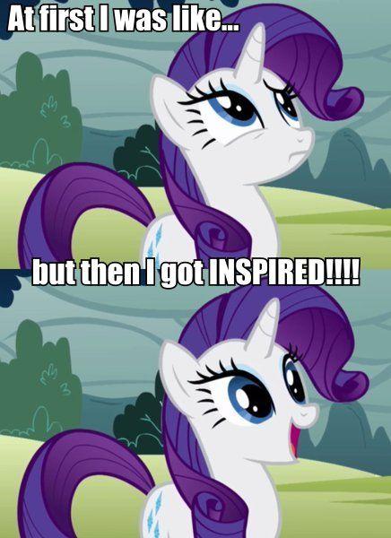 at first but then INSPIRED