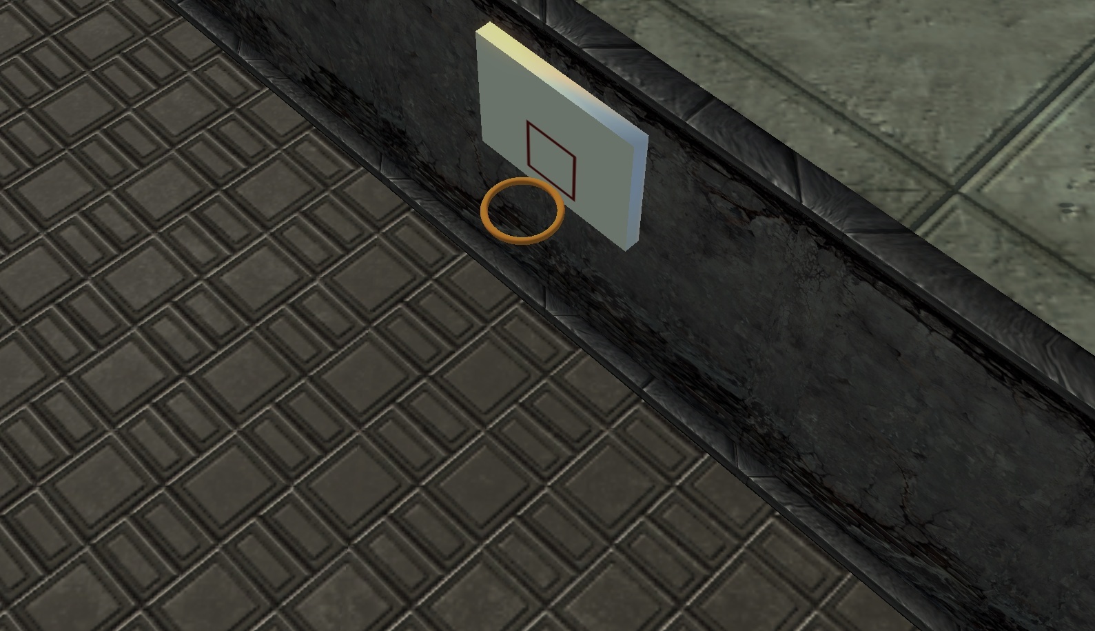 B Ball Hoop Wall