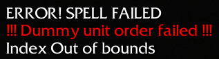 Bad Error Messages