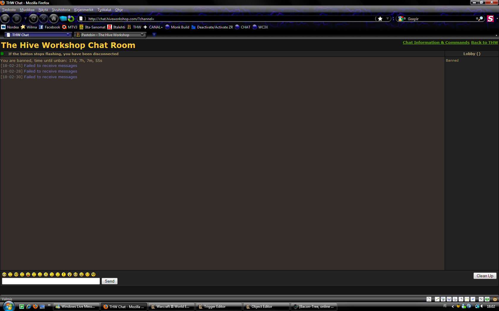 Ban Fail? Or chat fail?