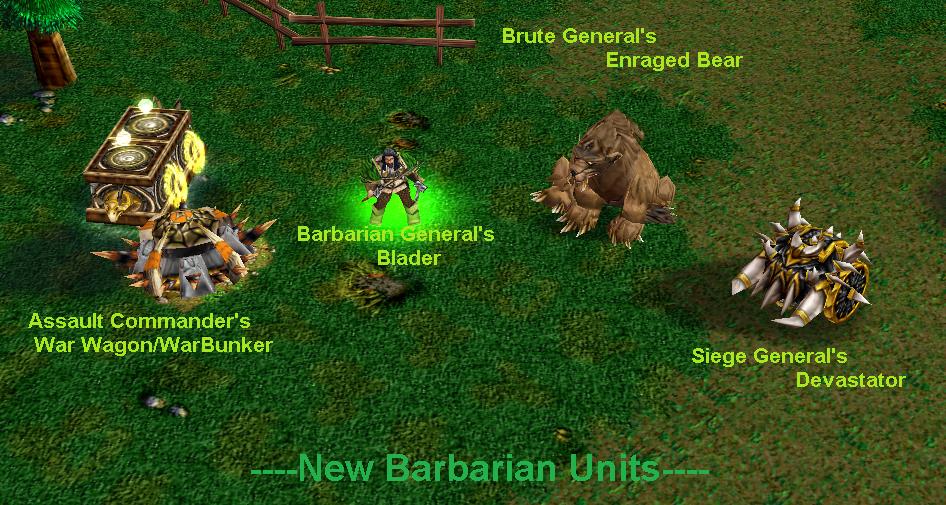 Barbarian Units