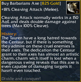 Barbarians Axe