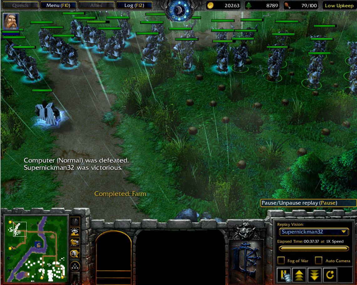 Battle for elven forest humans 4
