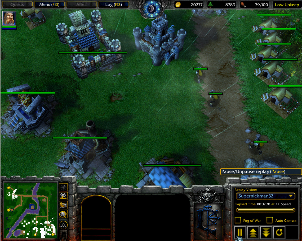 Battle for elven forest humans 5