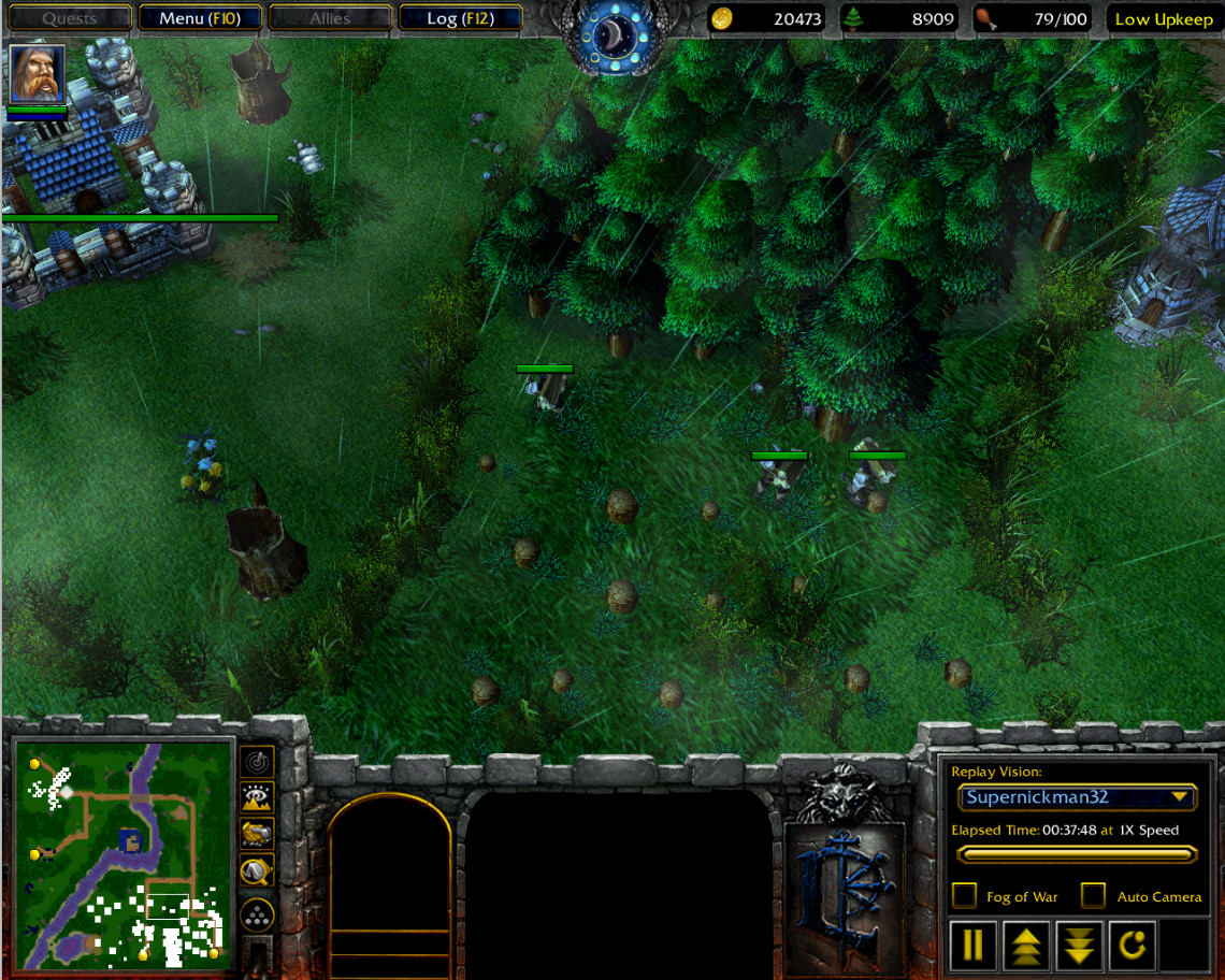 Battle for elven forest humans  8