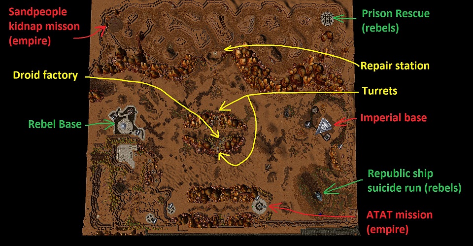 Battle for Tatooine Map