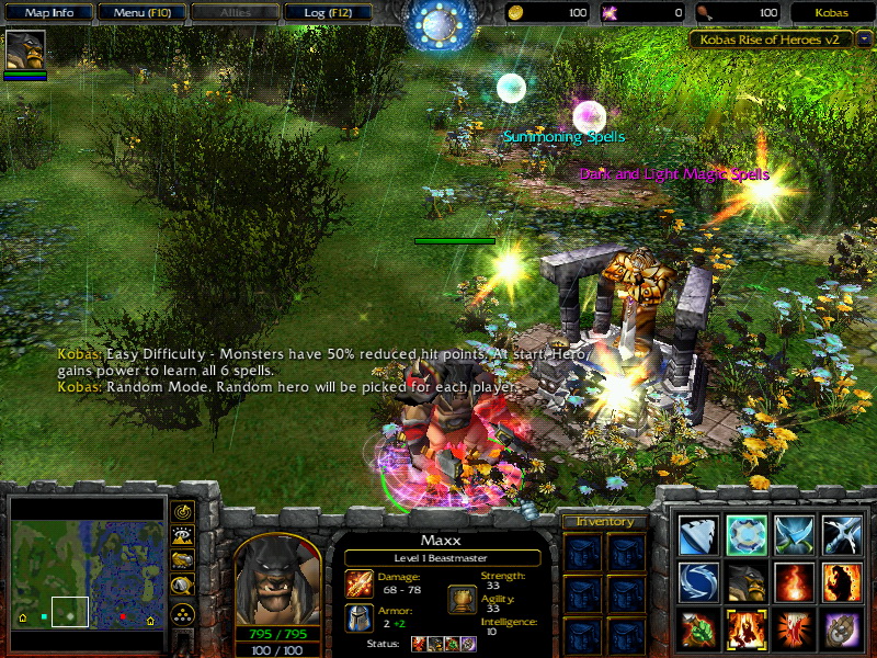 Beastmaster Hero near Altar of Light