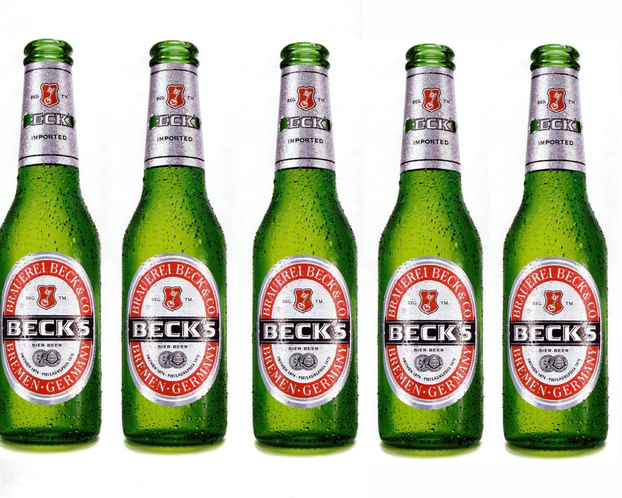 becks, tastes good....