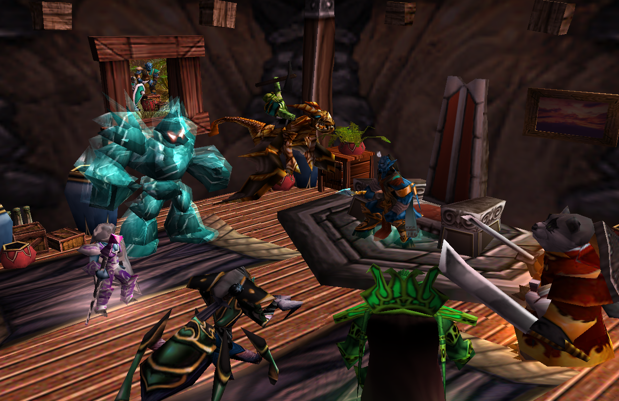 Before going through the portal to Azeroth, Dragram called for a last meeting with the Protectorate 6, six heroes of the Protectorate who had done her