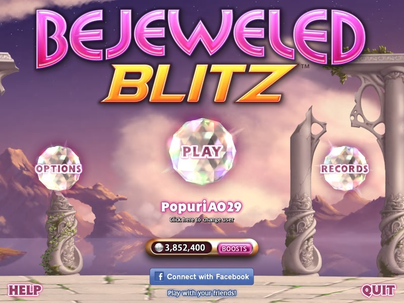 Bejeweled Blitz - Not much play this game to earning Coin.