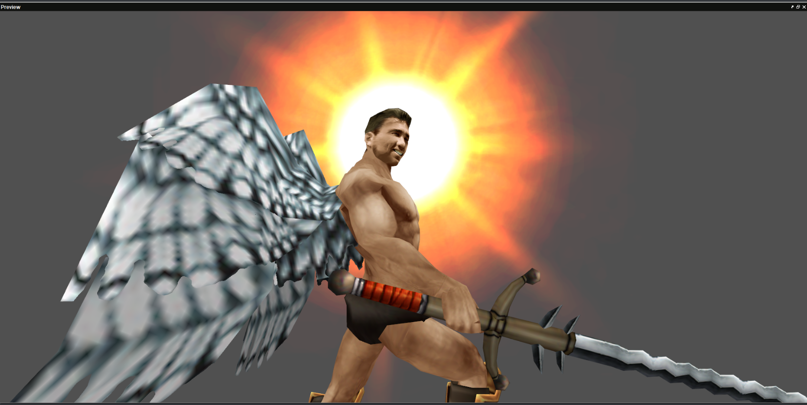 Billy Herrington the archangel