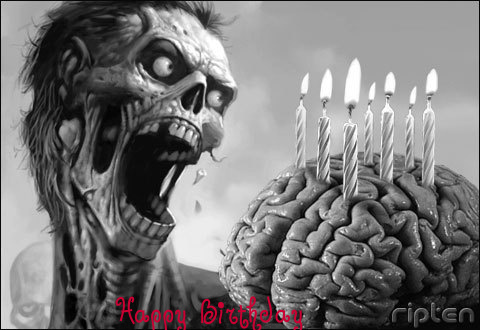 birthday zombie