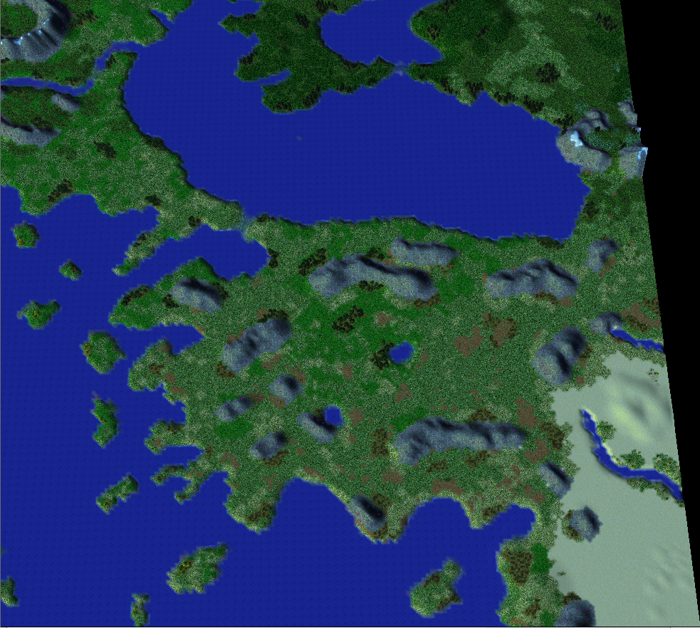 Black Sea and Turkey
The Terrain I shall be using in my current project, it is all "hand" made as at that time I lacked any knowledge on how to utili