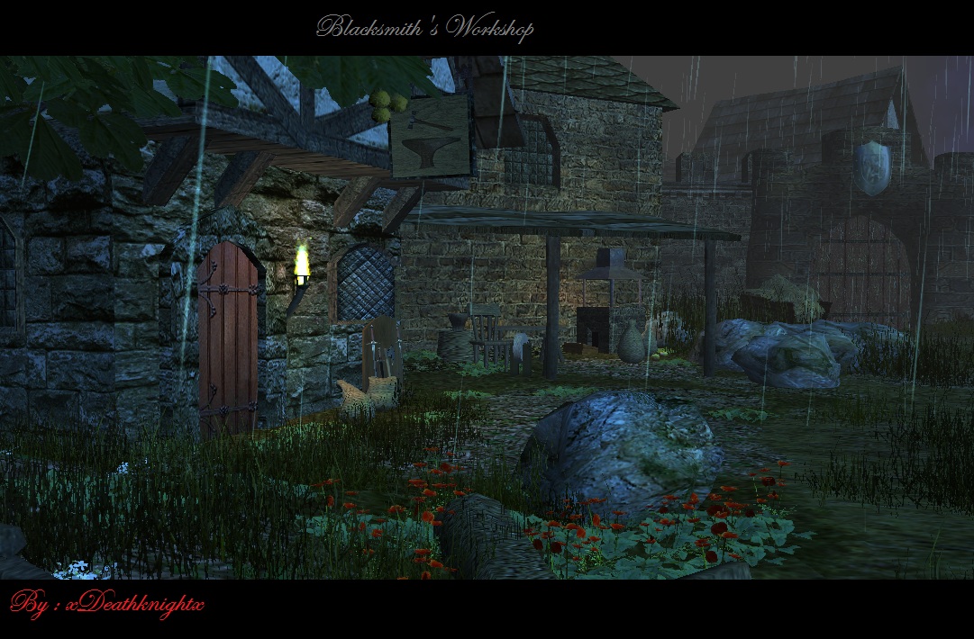Blacksmiths Workshop
-Random Terrain
-Inspired By Kenji