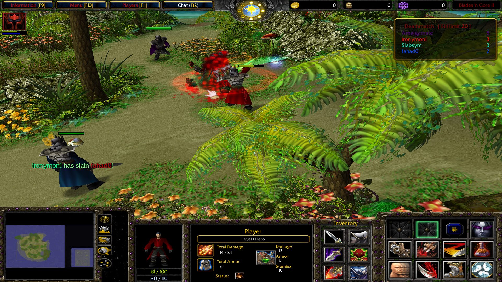 Blades 'n Gore II Gameplay
(screenshot taken by ironymon1)