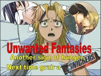 (blondie) Ed and (black hair) Roy from Full Metal Alchemist xDD
