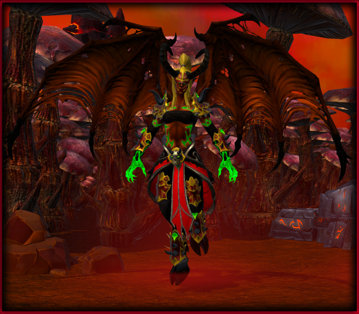 Blood Elf Demon Huntress Demon Form