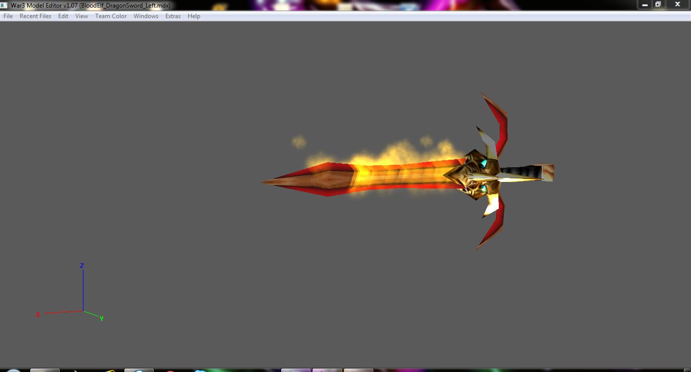 Blood ELf Dragon Sword