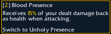Blood Presence