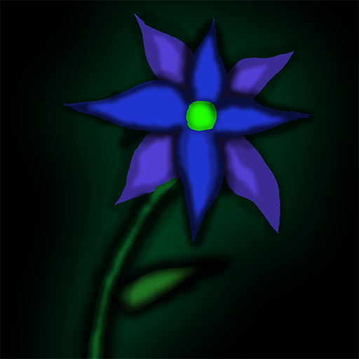 Blue flower