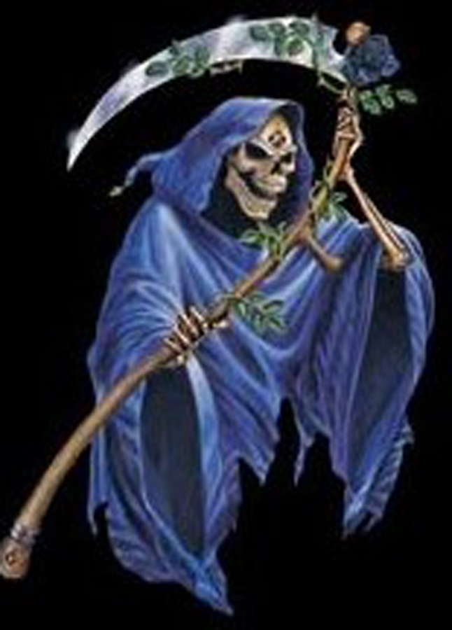 blue grim reaper