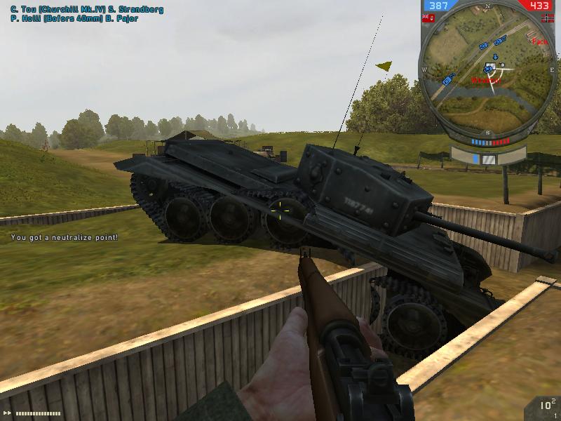 British Cromwell Tank(in Canadian service) bug.

~Took from Forgotten Hope 2, a WW2 mod for Battlefield 2.