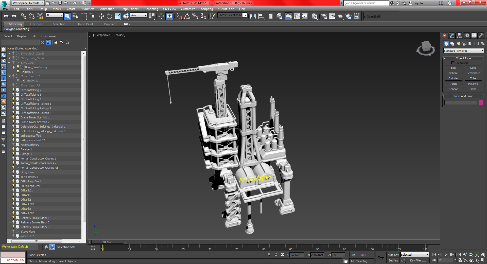 Brotherhood Off-Shore Amphibious Oil-Rig Crawler Thing Question Mark? v.007 WIP