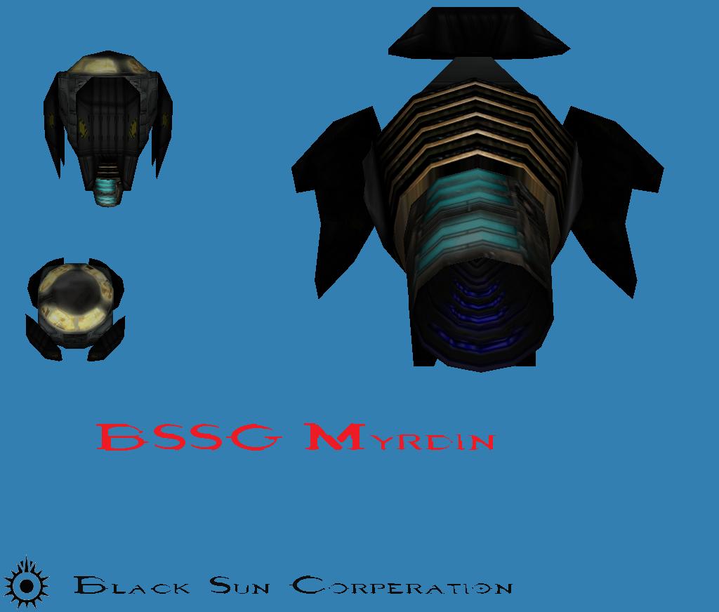 BSSG Myrdin

A beam defense cannon for jump nodes other defense purposes. The four panels on the sides provide a shield for their respective sides.