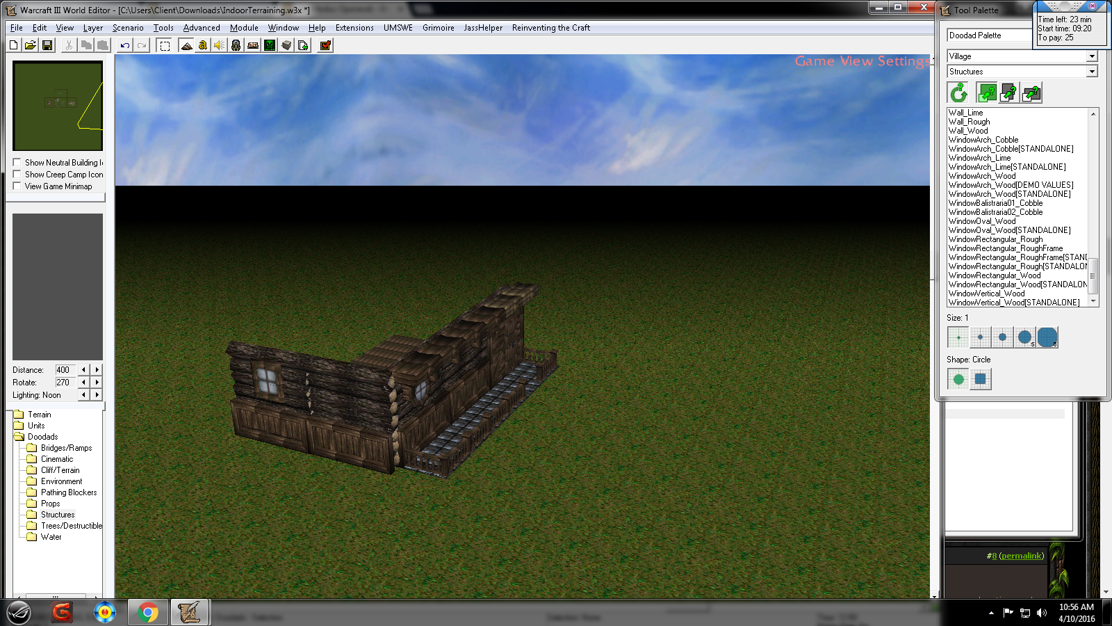 Building my own new medieval house ~! :D
Work in Progress
Progress - 1/10