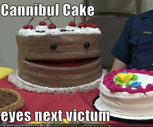 Cannibal Cake EATS CAKE