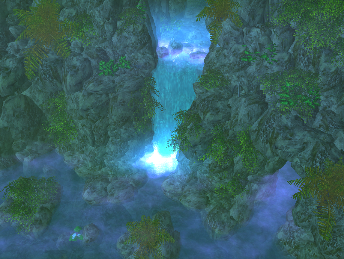 Canyon in jungle