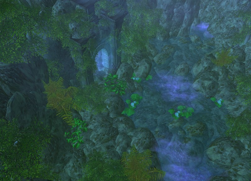 Canyon in jungle