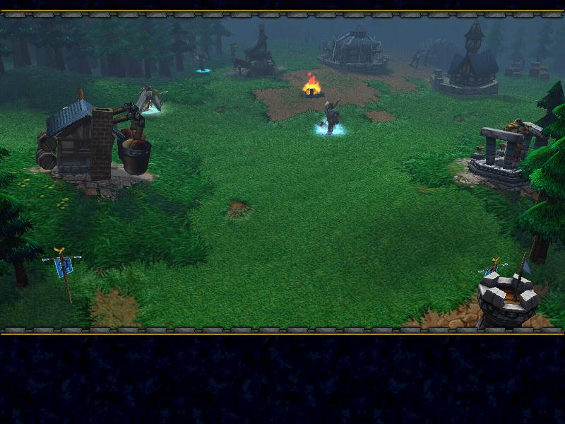 Captain Falric and Prince Arthas Menethil arrive at the Silver Hand's Base Encampment. Notice the new units.