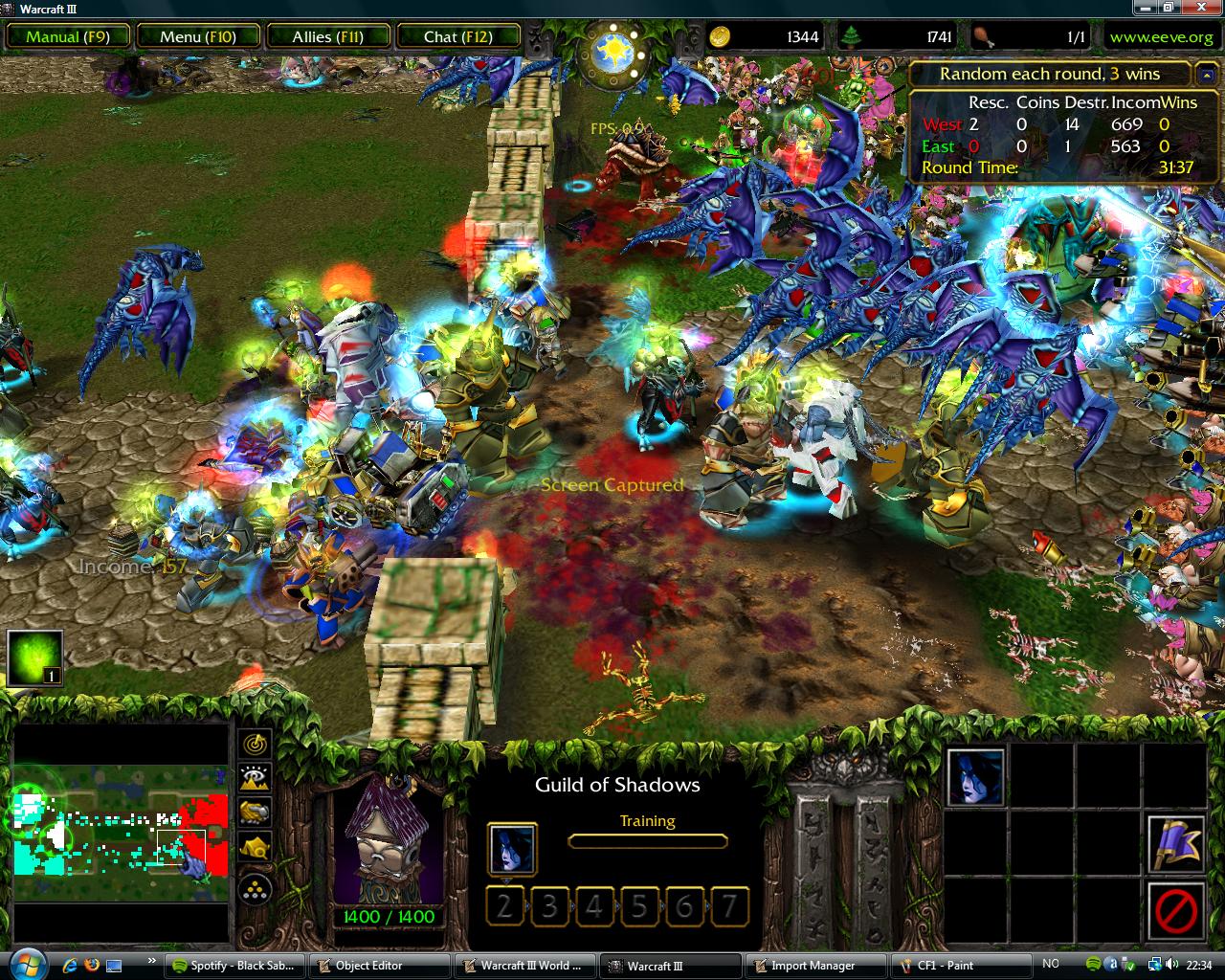 Карта для warcraft 3 frozen throne castle fight