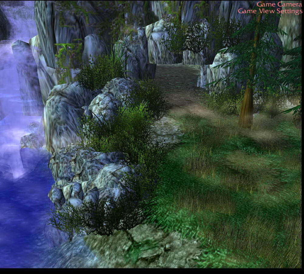 Cave near Waterfall