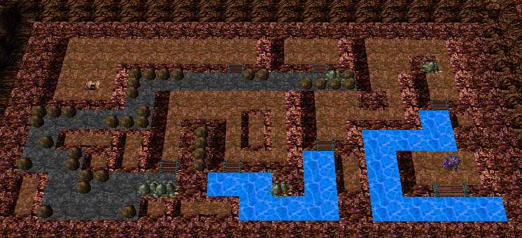 Cave

Sadly, the map this is from was lost when my computer crashed and didn't get recovered. I made every route, cave, and building interior up to