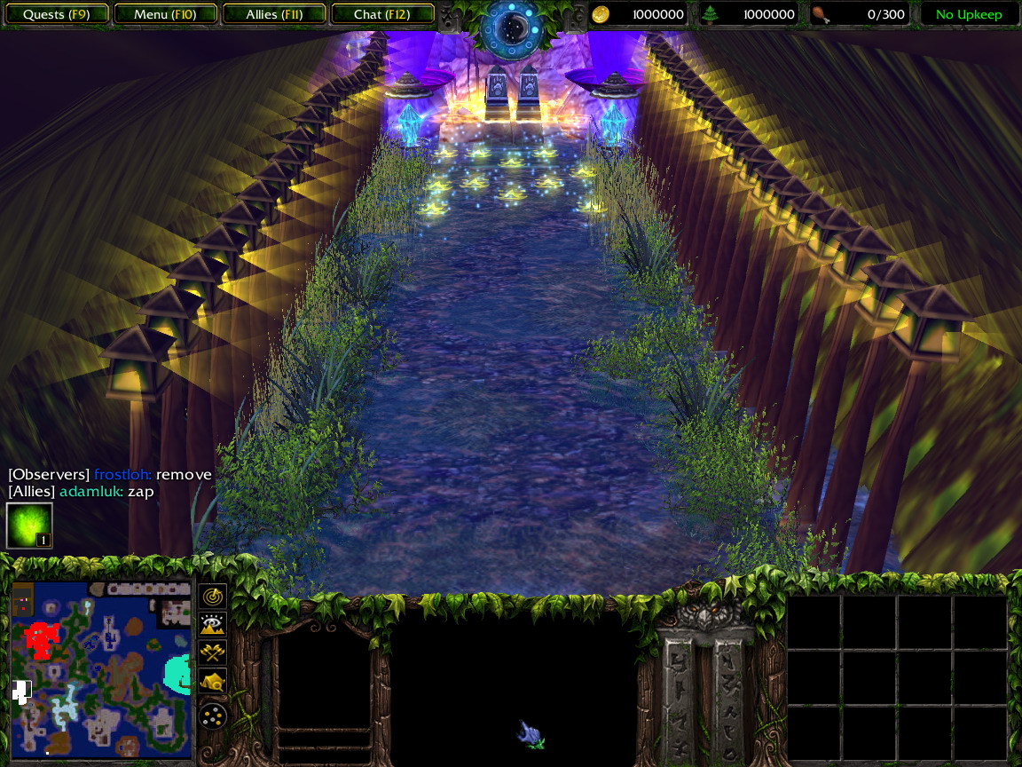 Cavern, my first terrain made in SotDRP Dalaran. For some reason the lamp posts on the left side are slightly uneven near the end of the tunnel, proba