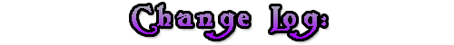 Change Log